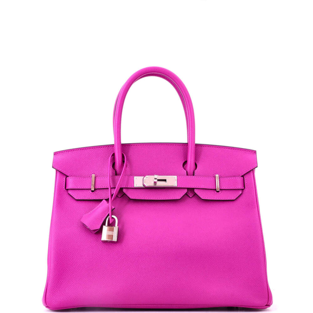 Hermes Birkin 30 Pink Epsom with Palladium Hardware